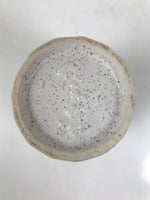 Japanese Ceramic Yunomi Teacup Simple Pottery White Black Specks Yakimono TC571