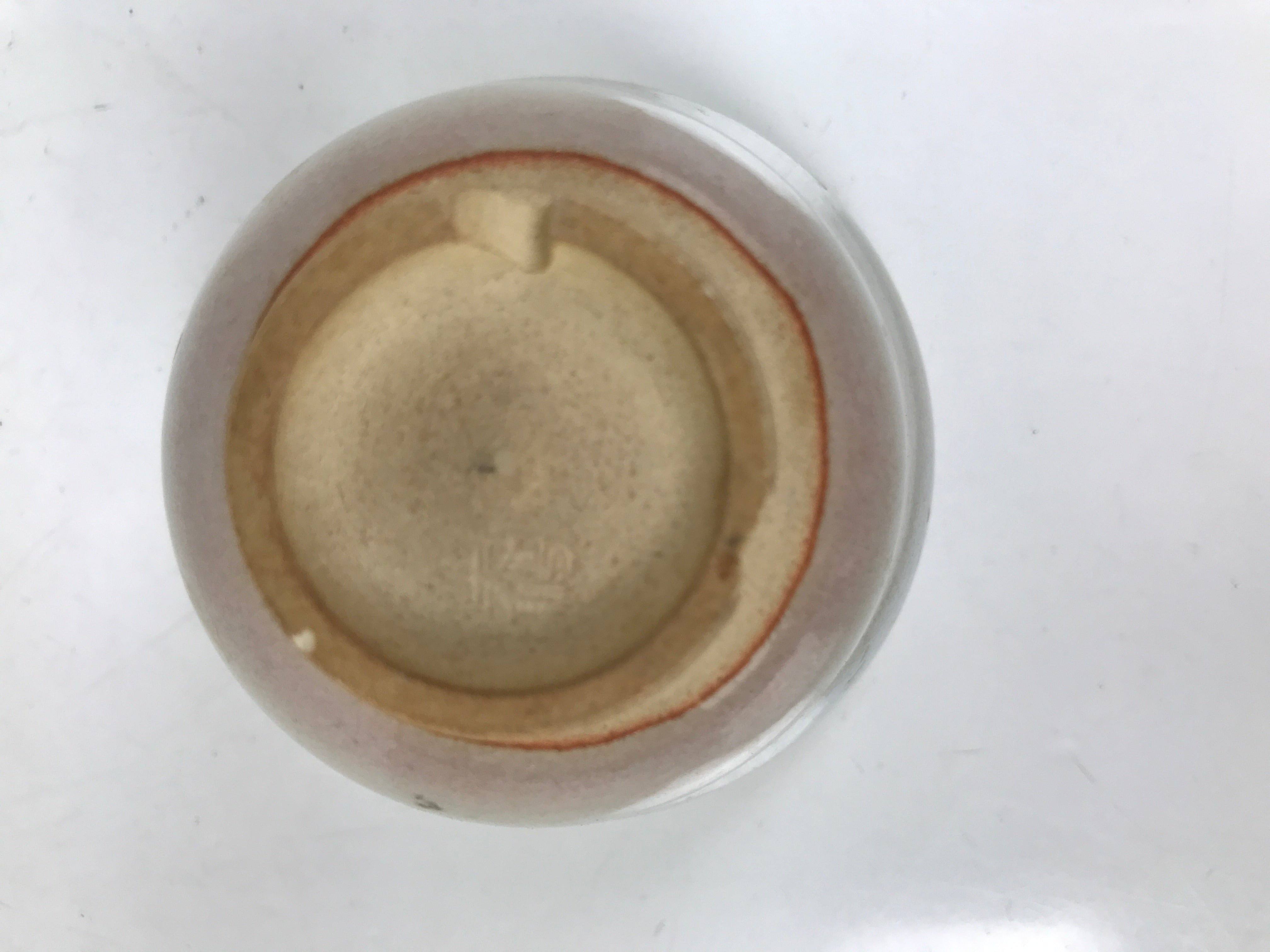 Japanese Ceramic Yunomi Teacup Vtg Hagi Ware Pottery Gray Yakimono Sencha TC598