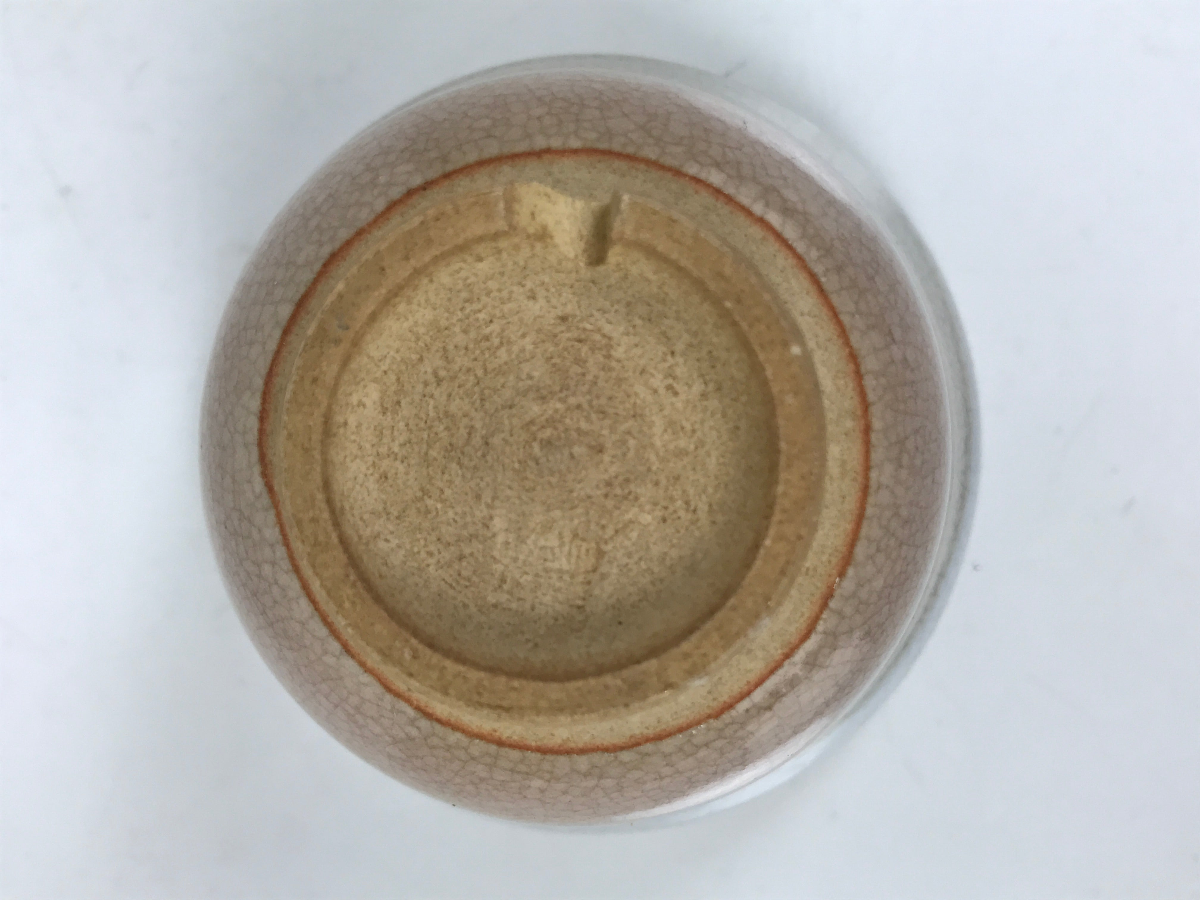 Japanese Ceramic Yunomi Teacup Vtg Hagi Ware Pottery Gray Yakimono Sencha TC600