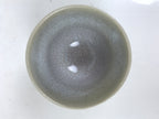 Japanese Ceramic Yunomi Teacup Vtg Hagi Ware Pottery Gray Yakimono Sencha TC601