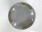 Japanese Ceramic Yunomi Teacup Vtg Pottery Gray White Yakimono Sencha TC565