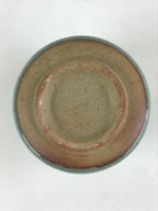 Japanese Ceramic Yunomi Teacup Vtg Pottery Large Light Green Crackle Glaze TC367