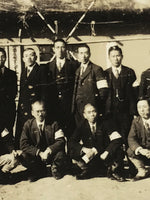 Japanese Chifu Colonization Group Photograph China Manchuria Sepia Tone PH222