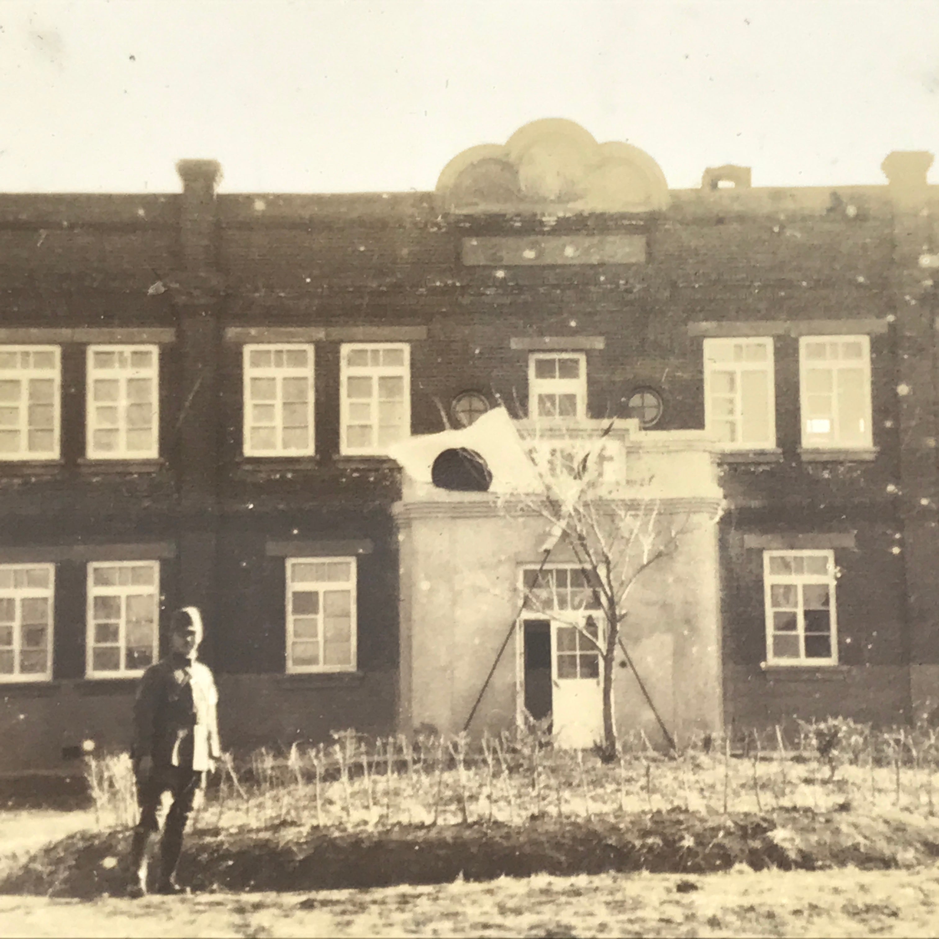 Japanese Chifu Colonization Guest House China Photograph Manchuria Sepia PH186