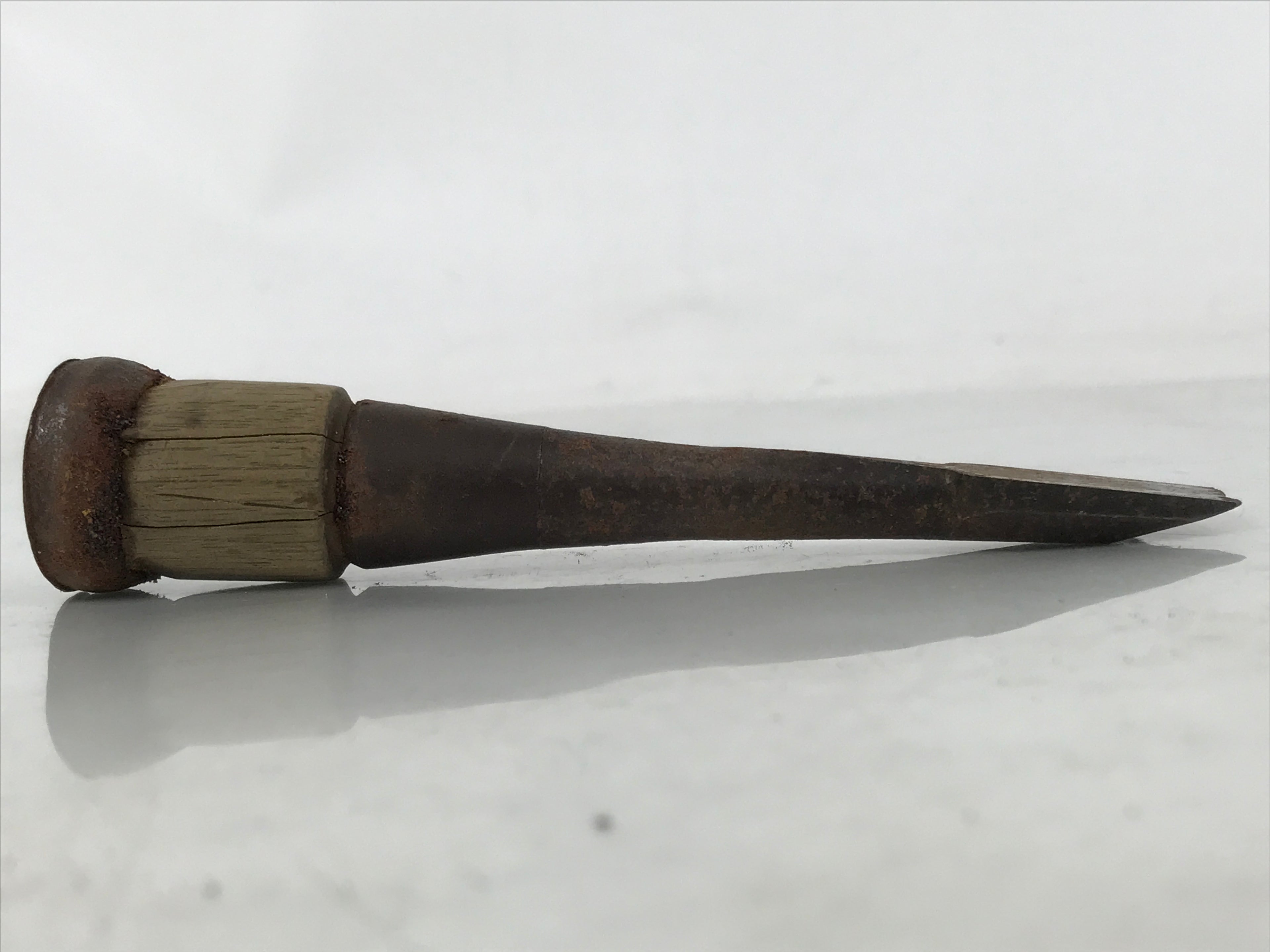 Japanese Chisel Nomi Carpentry Vtg Woodworking Tool 12.5 cm Blade 15 mm T304