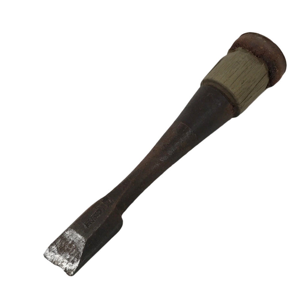Japanese Chisel Nomi Carpentry Vtg Woodworking Tool 12.5 cm Blade 15 mm T304