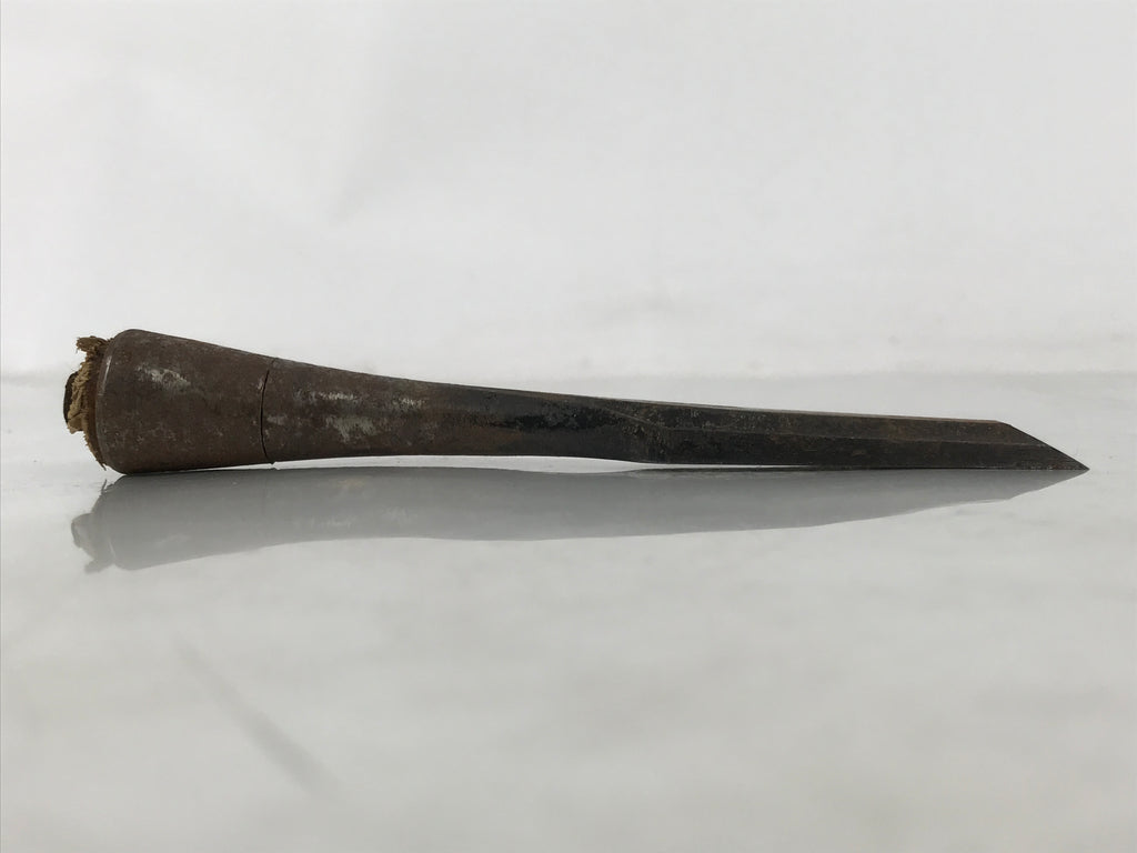Japanese Chisel Nomi Carpentry Vtg Woodworking Tool 12.7 cm Blade 12 mm T305