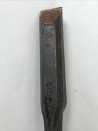 Japanese Chisel Nomi Carpentry Vtg Woodworking Tool 12.7 cm Blade 12 mm T305