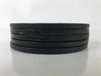 Japanese Chiyogami Paper Drink Saucer Chataku Coaster 5pc Kimono Red Gold L386