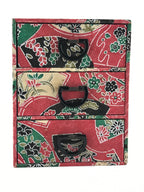 Japanese Chiyogami Paper Sewing Box Vtg Haribako Tansu 3 Drawers Fans T342