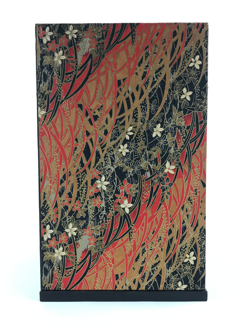 Japanese Chiyogami Paper Sewing Box Vtg Haribako Tansu 5 Drawers Flowers T341
