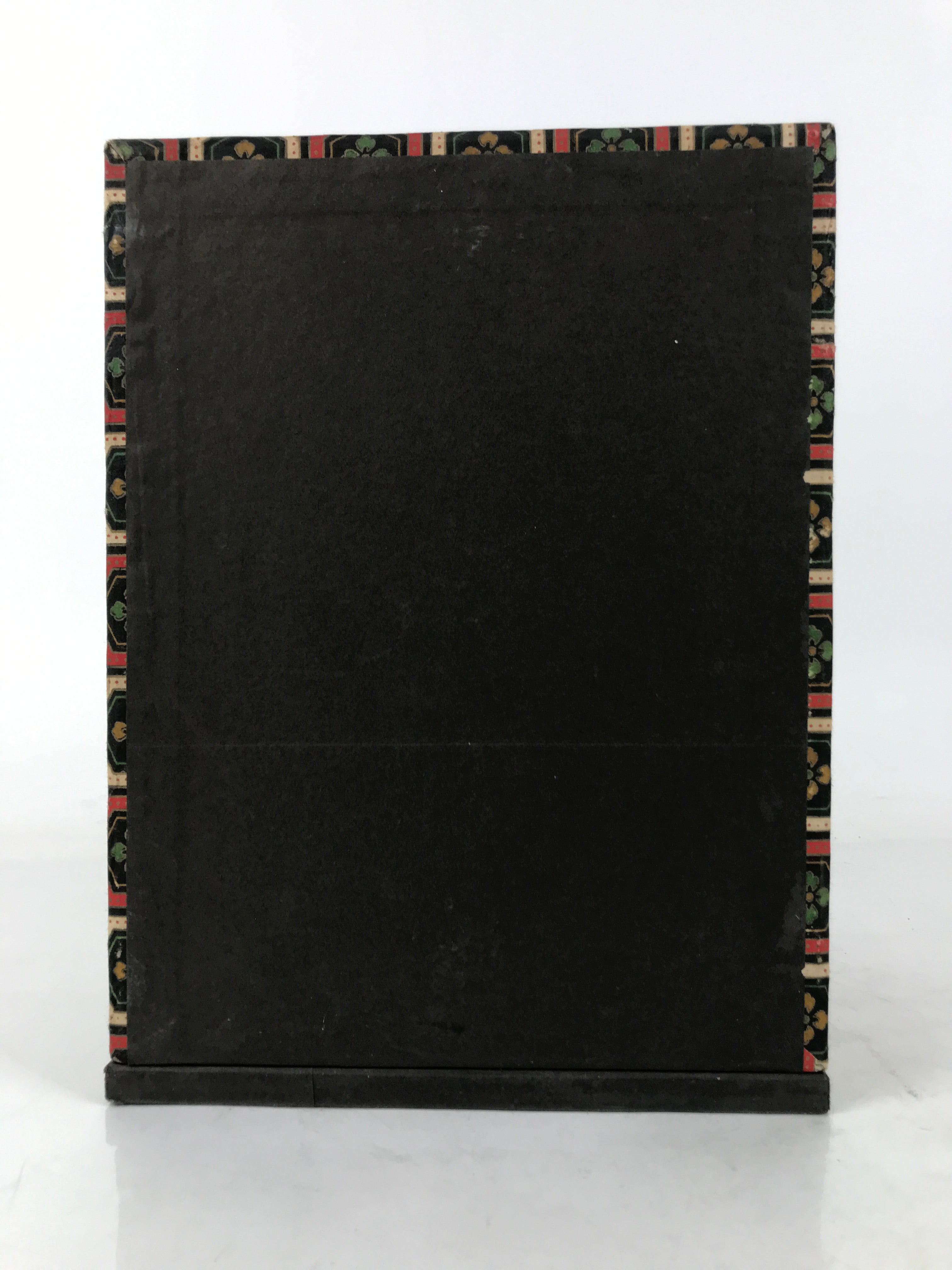 Japanese Chiyogami Paper Tansu Chest Vtg Haribako 5 Drawer Kikkou Hanabishi T403