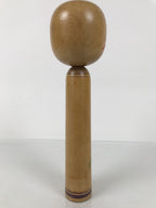 Japanese Classic Wooden Kokeshi Doll Vtg Black Red Brown Traditional Craft KF787