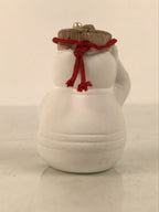 Japanese Clay Bell Dorei Ama Pearl Diver Woman Vtg Tsuchi-Suzu Toba White DR680