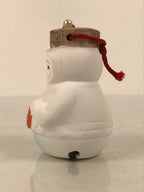 Japanese Clay Bell Dorei Ama Pearl Diver Woman Vtg Tsuchi-Suzu Toba White DR680