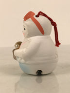 Japanese Clay Bell Dorei Ama Pearl Diver Woman Vtg Tsuchi-Suzu Toba White DR681