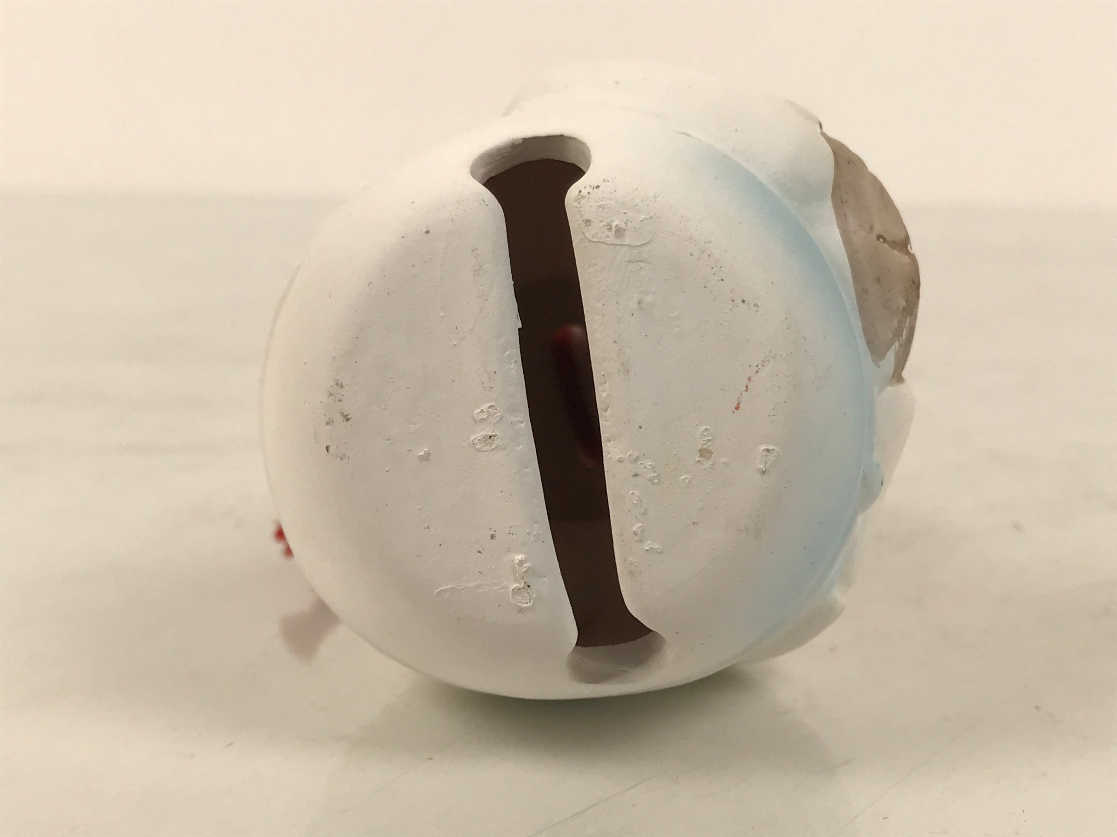 Japanese Clay Bell Dorei Ama Pearl Diver Woman Vtg Tsuchi-Suzu Toba White DR681