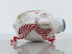 Japanese Clay Bell Dorei Boar Vtg Tsuchi-Suzu Zodiac Animal Inoshishi DR664