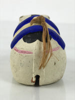 Japanese Clay Bell Dorei Cow Vtg Tsuchi-Suzu Zodiac Animal Ushi White DR628