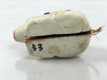 Japanese Clay Bell Dorei Cow Vtg Tsuchi-Suzu Zodiac Animal Ushi White DR628
