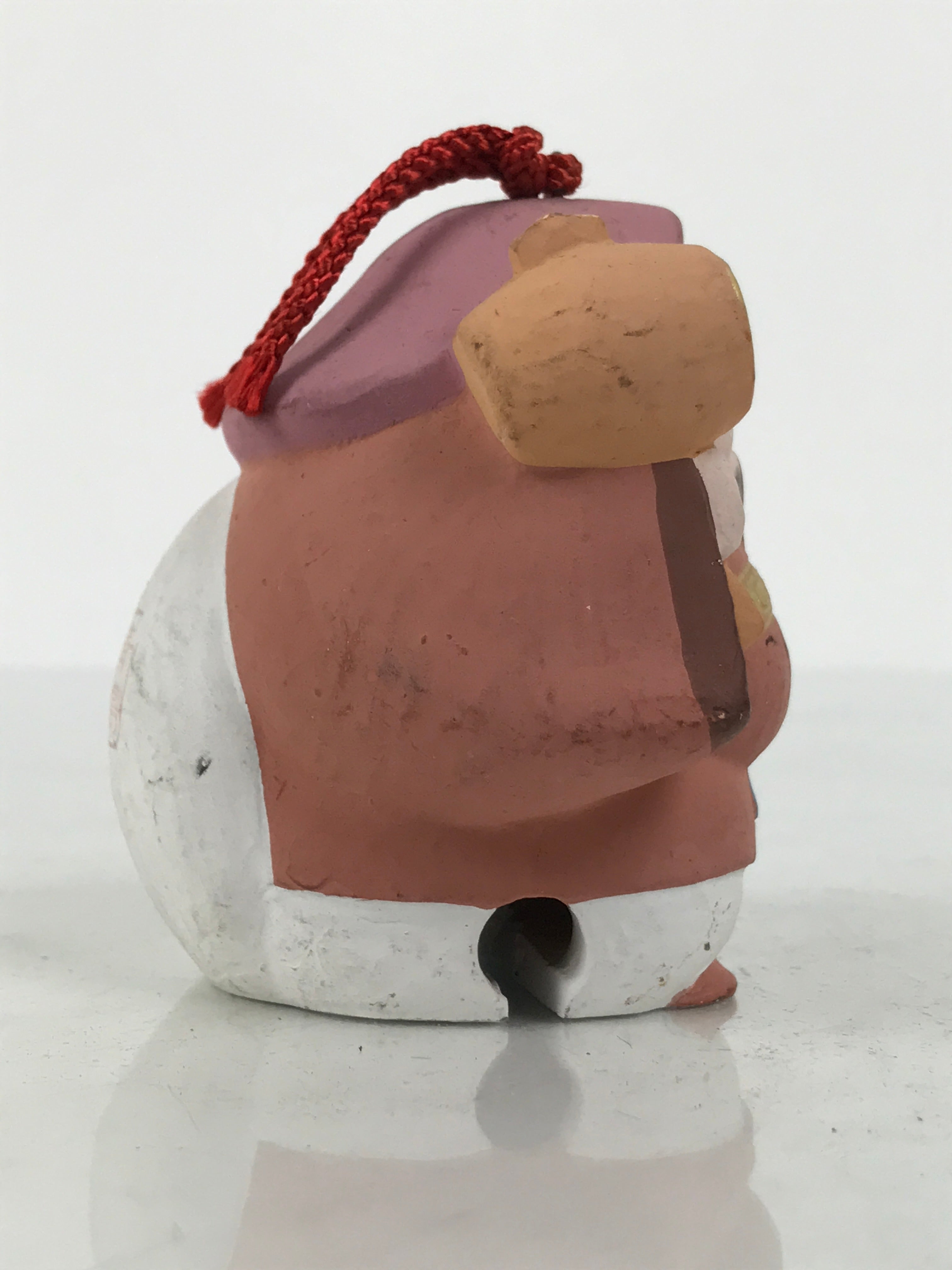 Japanese Clay Bell Dorei Daikokuten Tsuchi-Suzu Lucky Hammer 7 Lucky Gods DR669