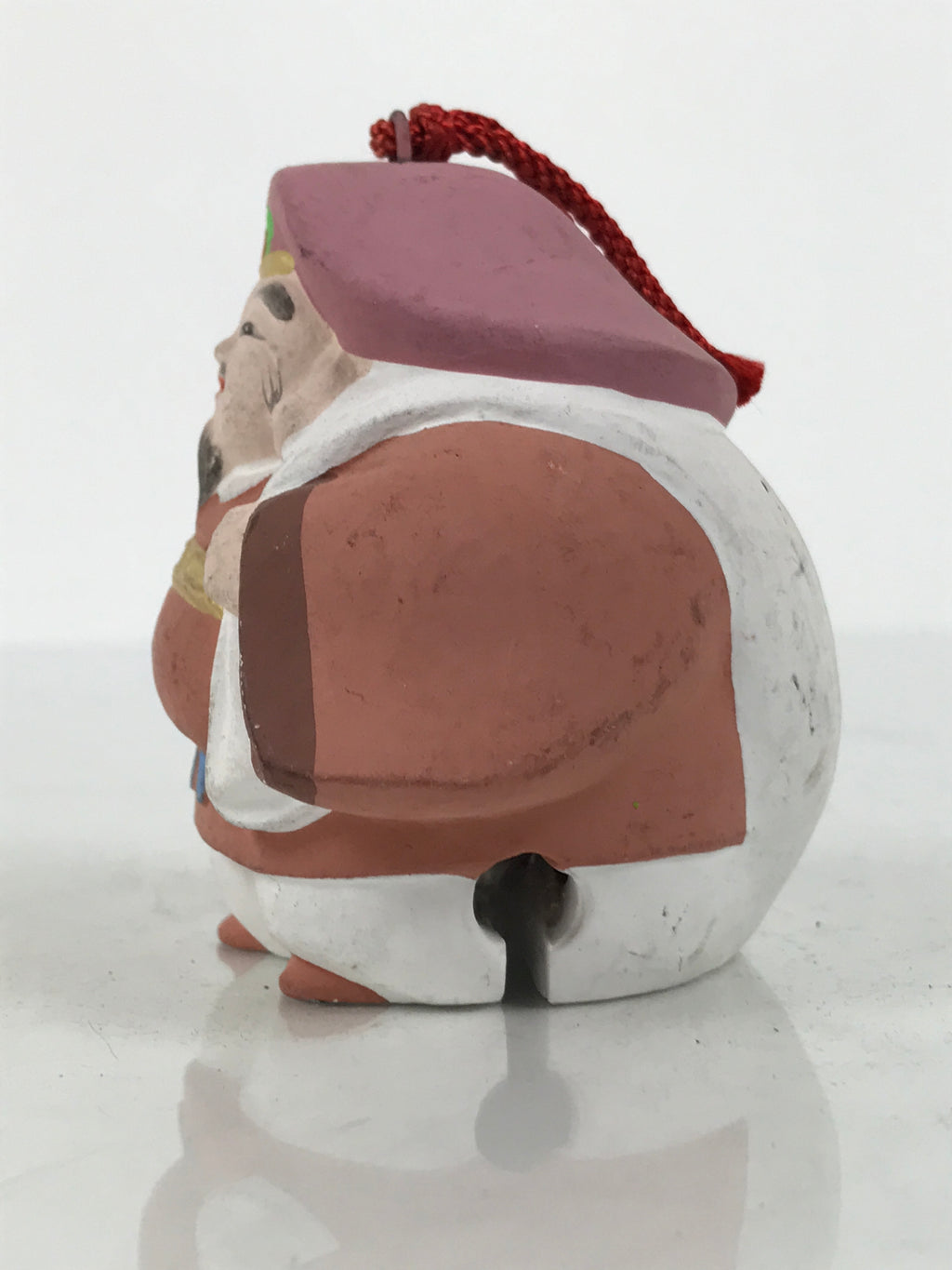 Japanese Clay Bell Dorei Daikokuten Tsuchi-Suzu Lucky Hammer 7 Lucky Gods DR669