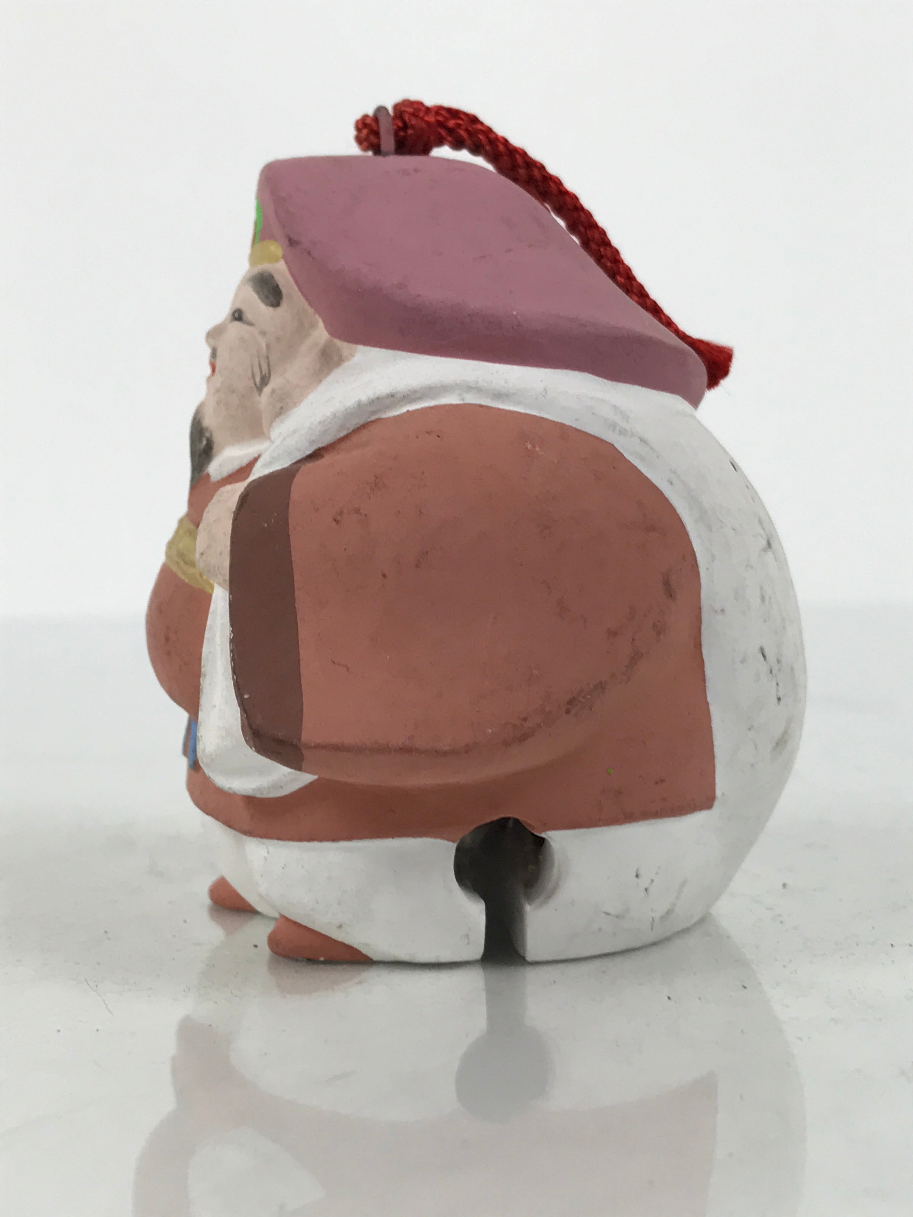 Japanese Clay Bell Dorei Daikokuten Tsuchi-Suzu Lucky Hammer 7 Lucky Gods DR669