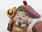 Japanese Clay Bell Dorei Daikokuten Tsuchi-Suzu Lucky Hammer 7 Lucky Gods DR669