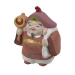 Japanese Clay Bell Dorei Daikokuten Tsuchi-Suzu Lucky Hammer 7 Lucky Gods DR669