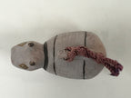 Japanese Clay Bell Dorei Hariko Cow Vtg Tsuchi-Suzu Zodiac Animal Ushi DR619