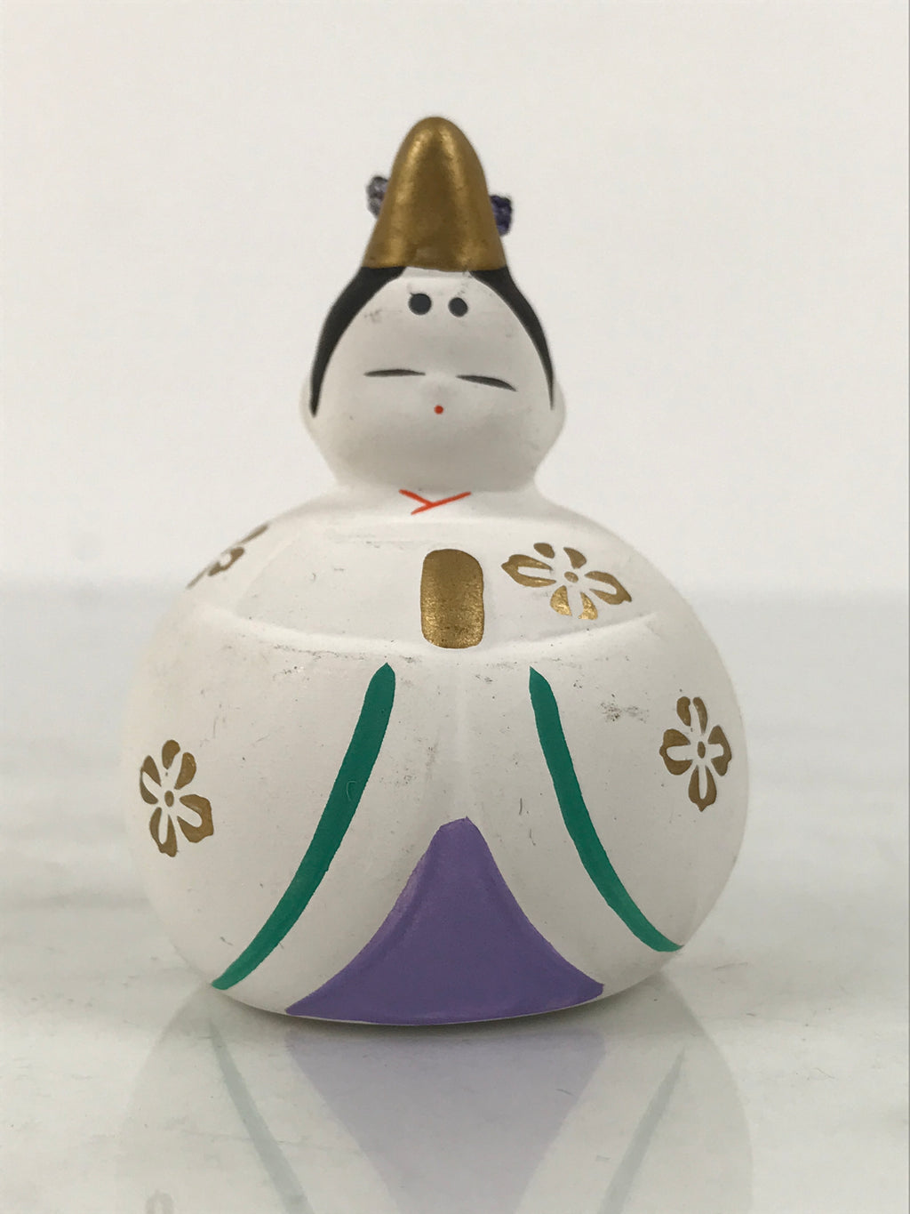 Japanese Clay Bell Dorei Hina Doll Tsuchi-Suzu Girls' Day Prince Emperor DR611