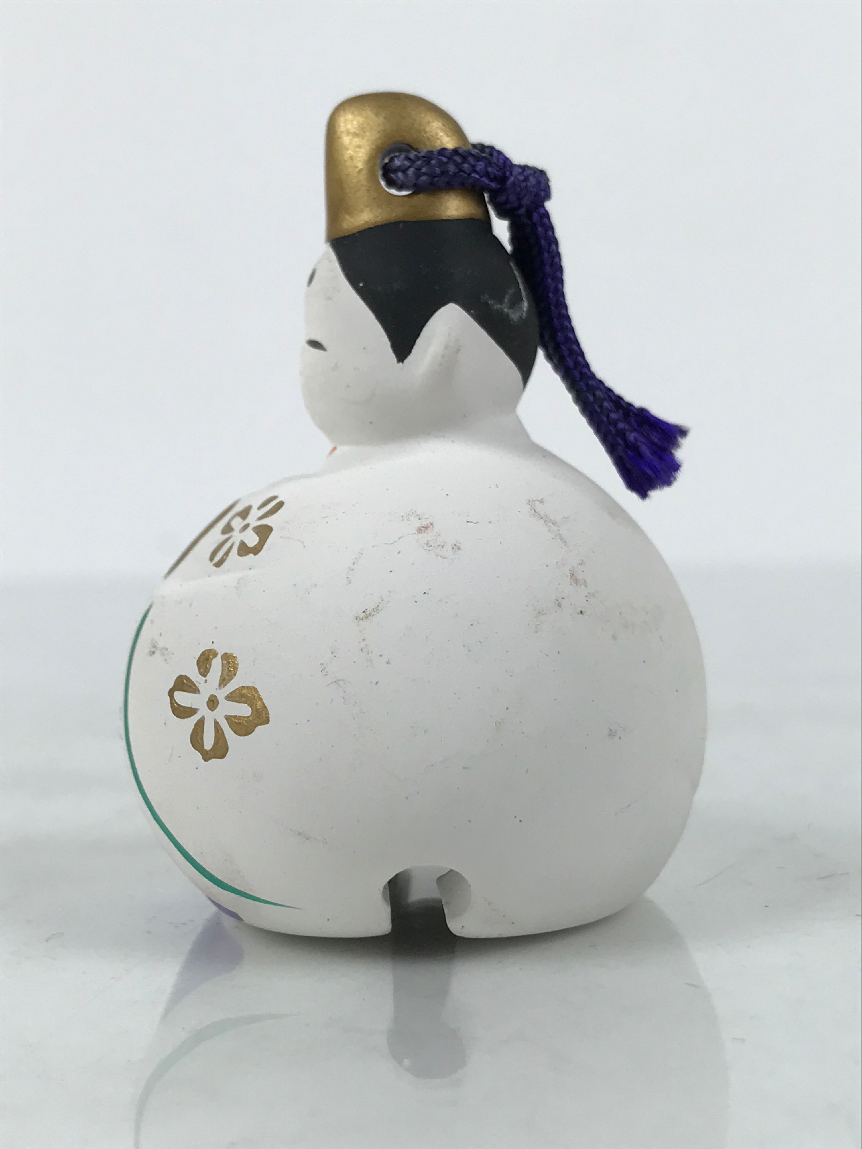 Japanese Clay Bell Dorei Hina Doll Tsuchi-Suzu Girls' Day Prince Emperor DR611