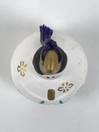 Japanese Clay Bell Dorei Hina Doll Tsuchi-Suzu Girls' Day Prince Emperor DR611