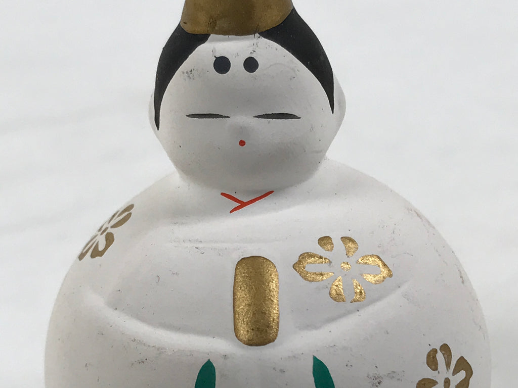 Japanese Clay Bell Dorei Hina Doll Tsuchi-Suzu Girls' Day Prince Emperor DR611
