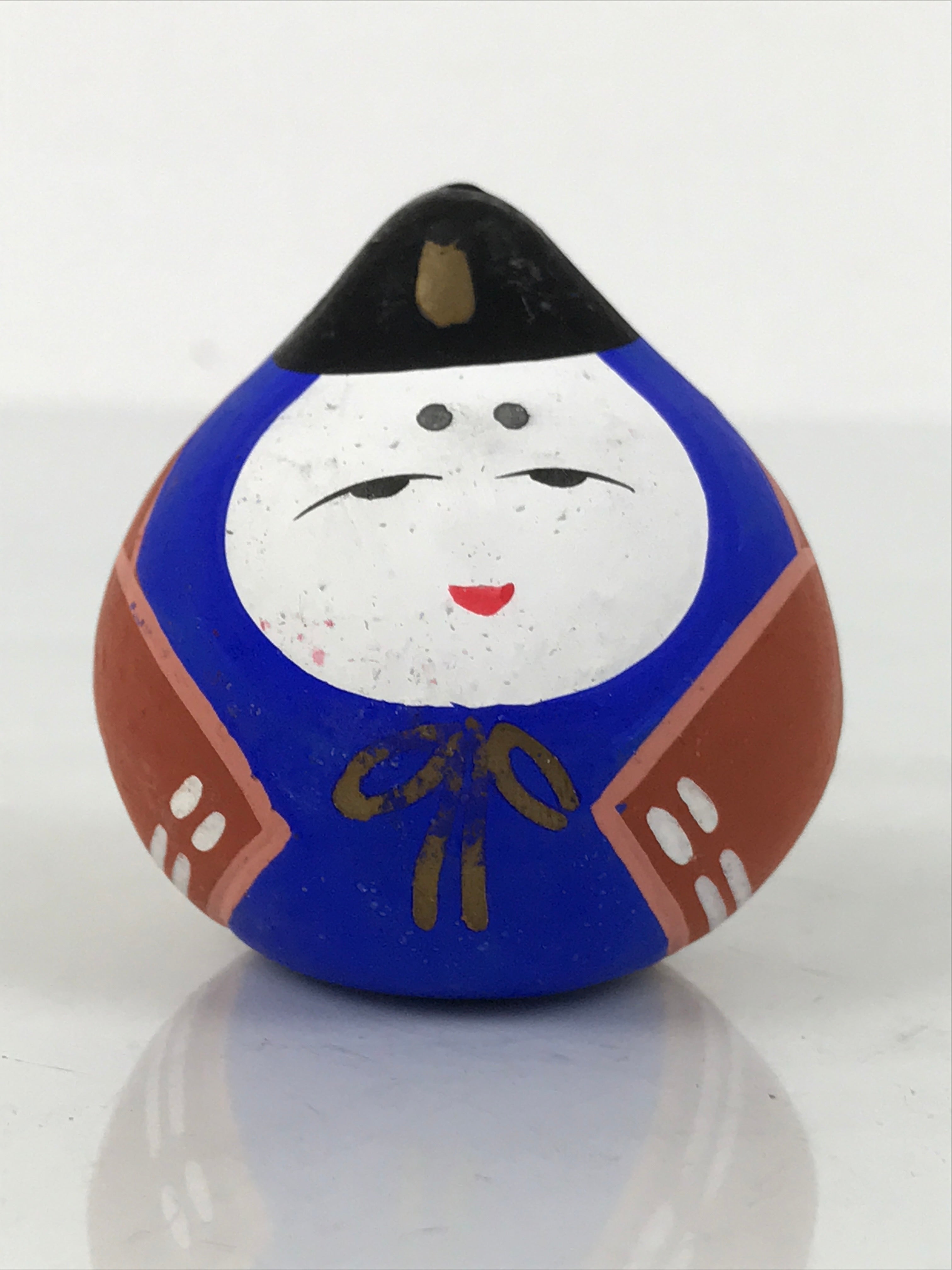 Japanese Clay Bell Dorei Hina Doll Tsuchi-Suzu Girls' Day Prince Emperor DR624