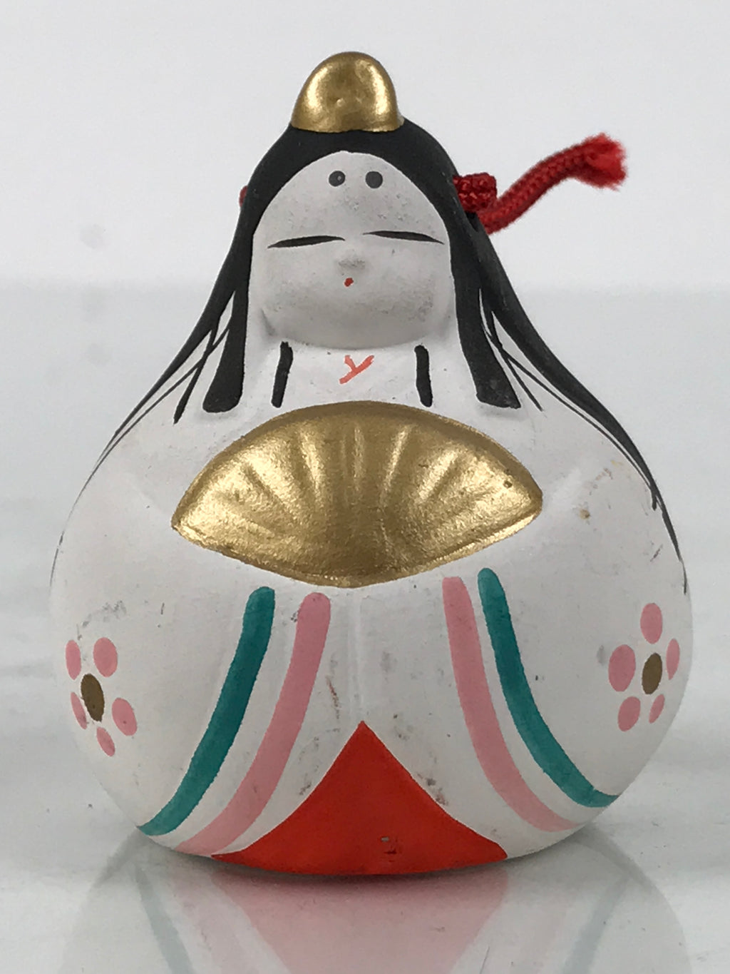 Japanese Clay Bell Dorei Hina Doll Tsuchi-Suzu Girls' Day Princess Empress DR604