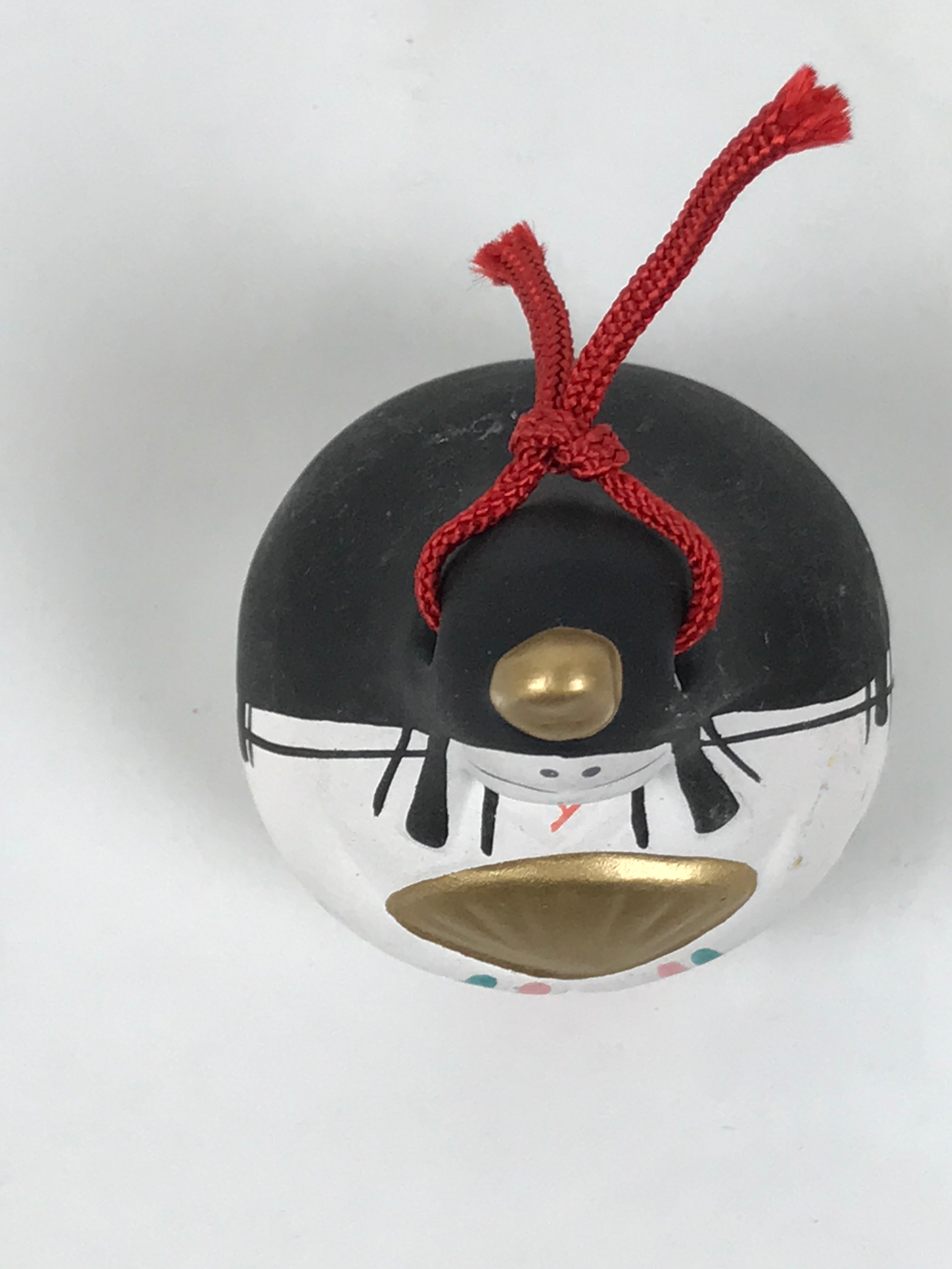 Japanese Clay Bell Dorei Hina Doll Tsuchi-Suzu Girls' Day Princess Empress DR604