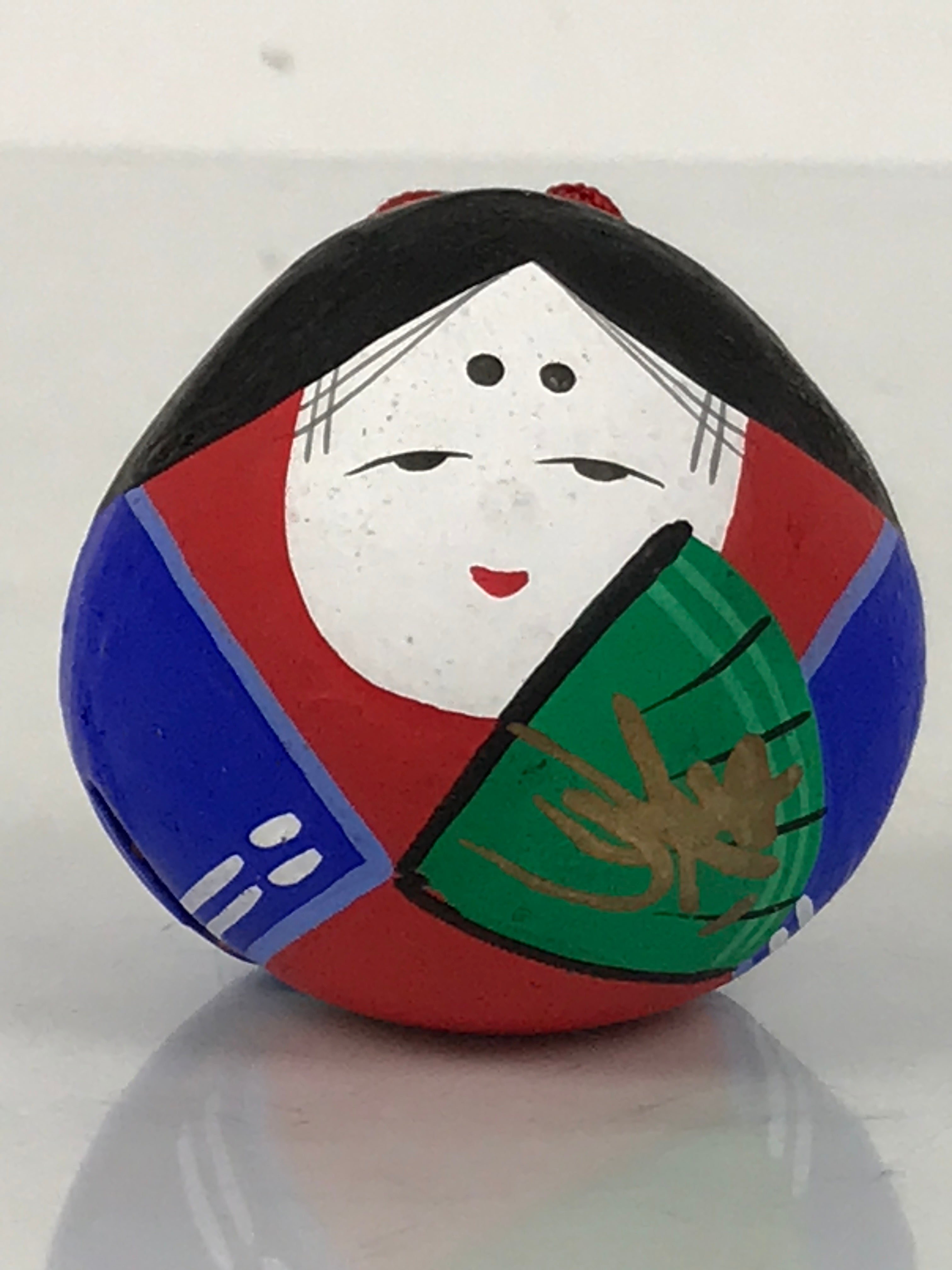 Japanese Clay Bell Dorei Hina Doll Tsuchi-Suzu Girls' Day Princess Empress DR625