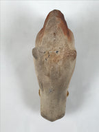 Japanese Clay Bell Dorei Horse Vtg Tsuchi-Suzu Zodiac Animal Uma Brown DR643