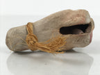 Japanese Clay Bell Dorei Horse Vtg Tsuchi-Suzu Zodiac Animal Uma Brown DR643