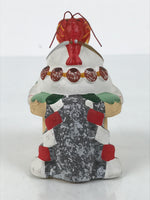 Japanese Clay Bell Dorei Kagamimochi Display Tsuchi-Suzu New Years Kyoto DR630