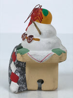 Japanese Clay Bell Dorei Kagamimochi Display Tsuchi-Suzu New Years Kyoto DR630