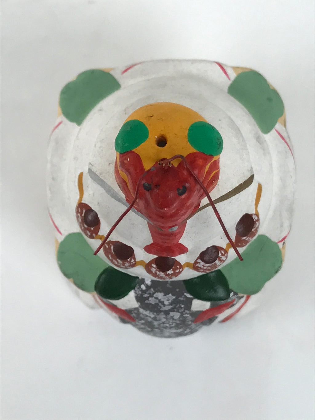 Japanese Clay Bell Dorei Kagamimochi Display Tsuchi-Suzu New Years Kyoto DR630