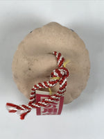 Japanese Clay Bell Dorei Kappa Vtg Tsuchi-Suzu Fire Prevention Amulet DR608