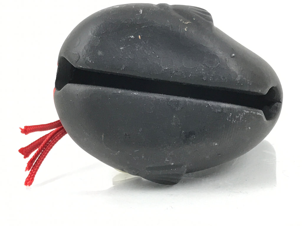 Japanese Clay Bell Dorei Kujira Whale Tsuchi-Suzu Nanki Shirahama Black DR640