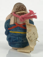 Japanese Clay Bell Dorei Oharame Vtg Tsuchi-Suzu Kimono Work Woman Kyoto DR649
