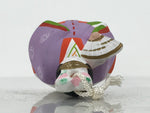 Japanese Clay Bell Dorei Ohinasama Princess Vtg Tsuchi-Suzu Purple Red DR668