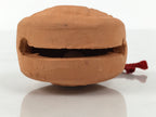 Japanese Clay Bell Dorei Old Coin Vtg Tsuchi-Suzu Wadoukaichin Amulet DR609