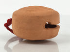 Japanese Clay Bell Dorei Old Coin Vtg Tsuchi-Suzu Wadoukaichin Amulet DR609