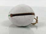 Japanese Clay Bell Dorei Rabbit Vtg Tsuchi-Suzu Zodiac Animal Usagi White DR676